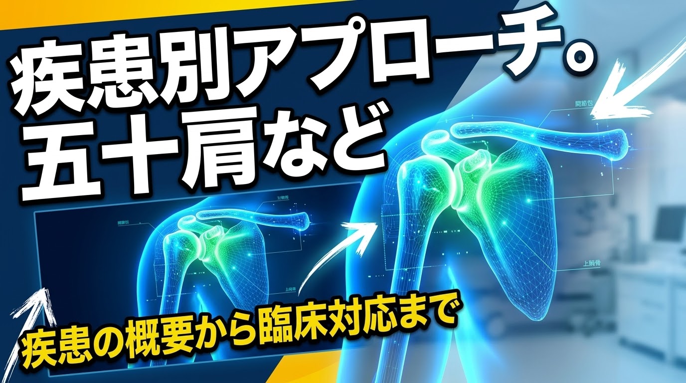 疾患別アプローチ（五十肩編など）